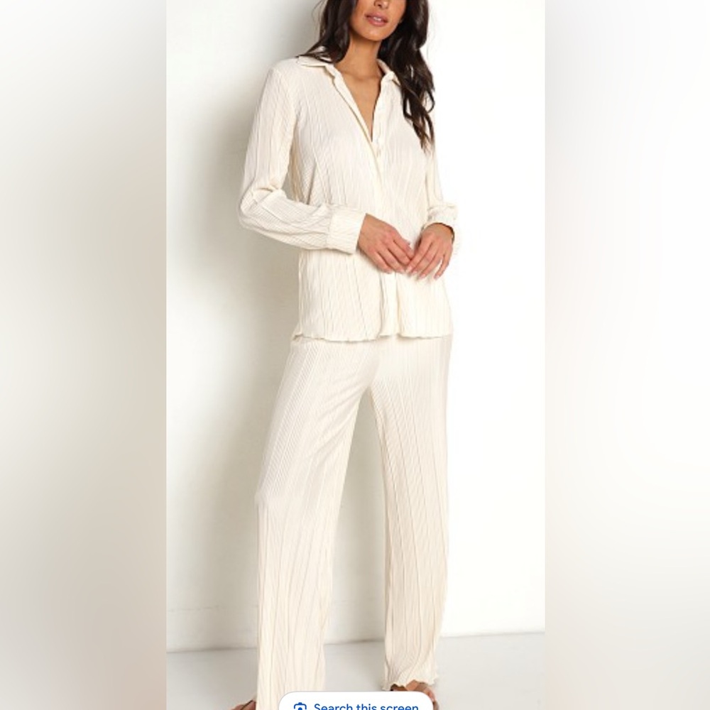 L*Space Elegant Cream Women's Pajama Set